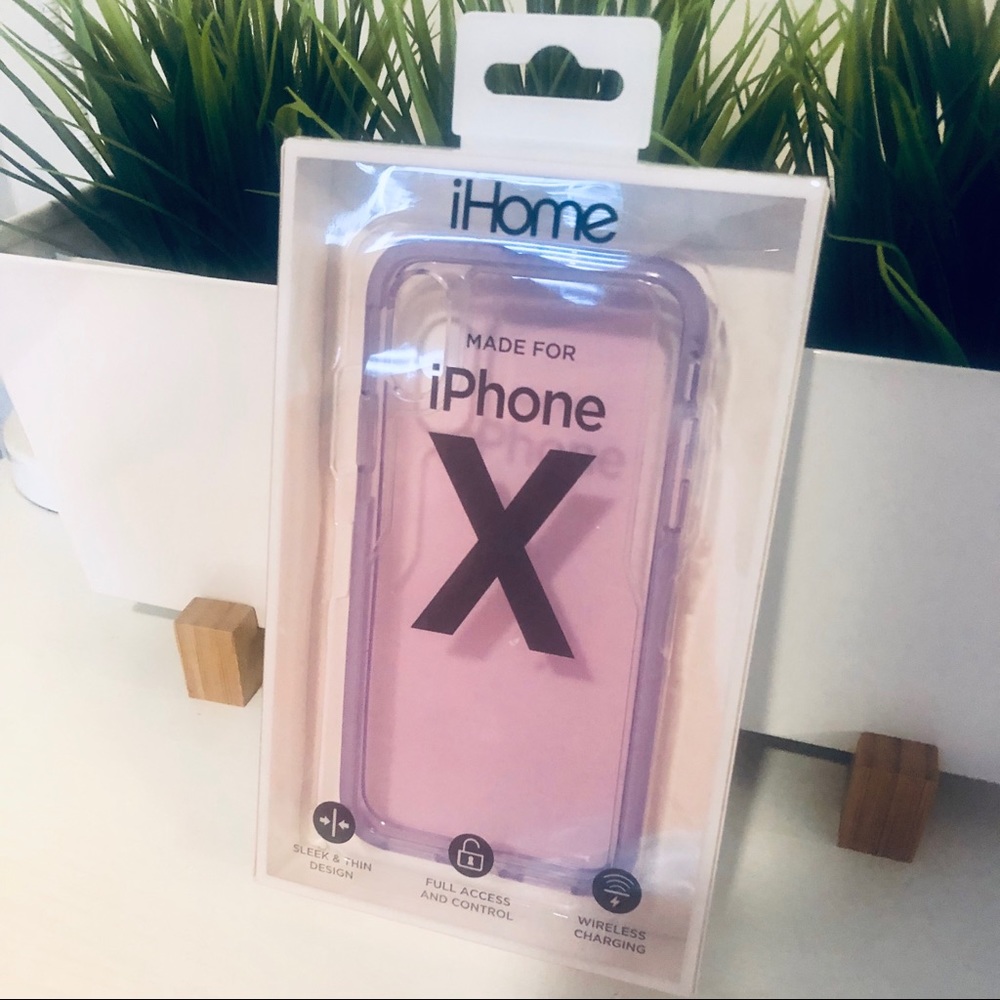 NEW iHome Lavender Purple iPhone X Impact Case